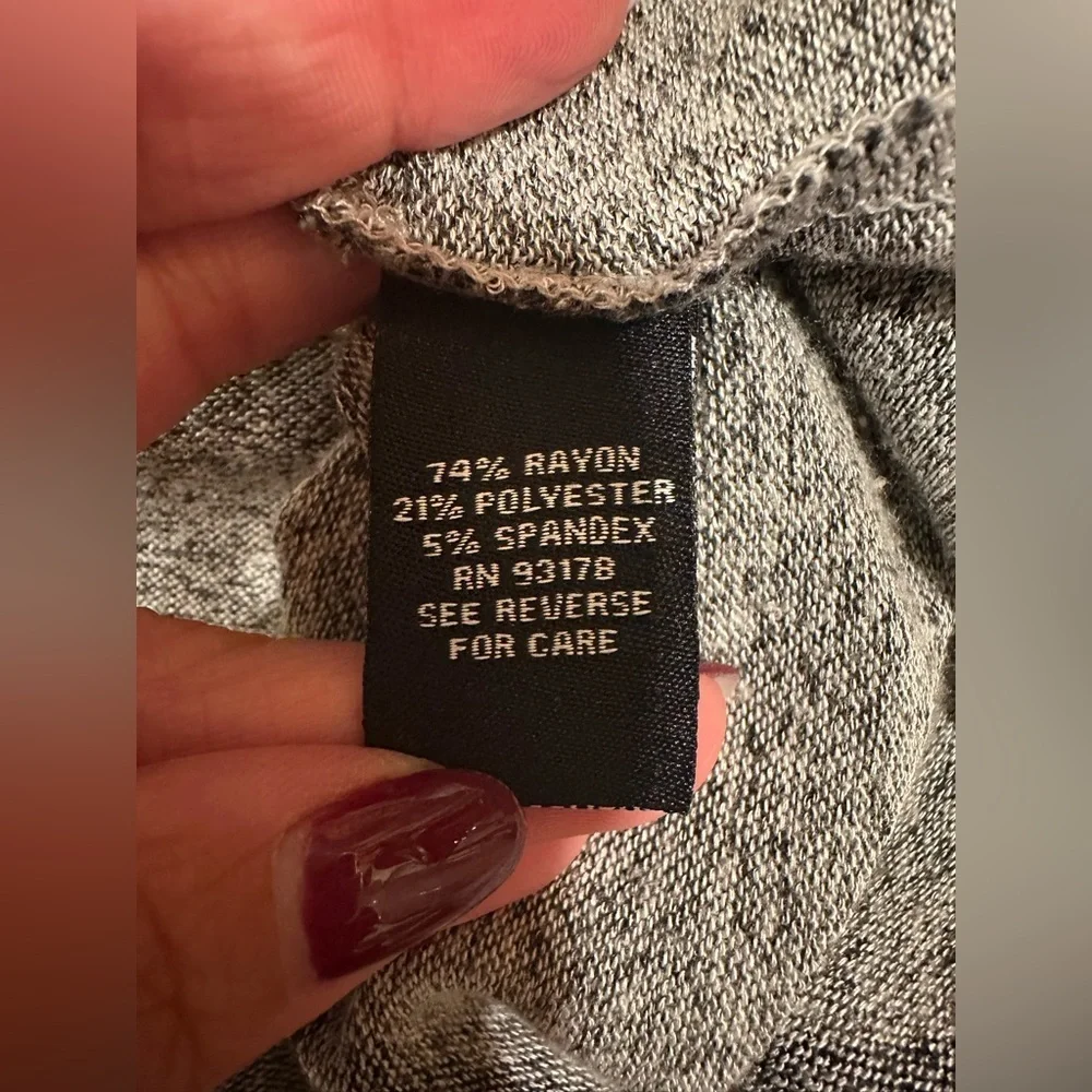 EUC Premise Long Sleeve Sweater Gray and Black